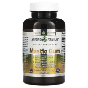 Thực phẩm chức năng Amazing Nutrition Mastic Gum 500 mg 60 Capsules 810180021333