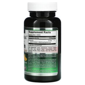 Thực phẩm bổ sung Amazing Nutrition Melatonin Citrus 10 mg 120 Tablets 819209026069