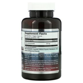 Thực phẩm bổ sung Amazing Nutrition Micronized DHEA 25 mg 180 Veggie Capsules 810180022507