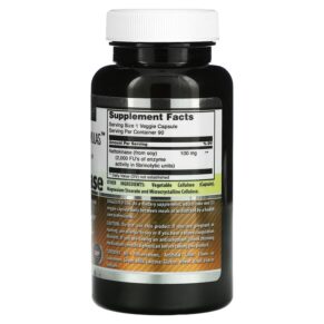 Amazing Nutrition Nattokinase 100 mg 90 Veggie Capsules 3 Thực phẩm bổ sung Amazing Nutrition Nattokinase 100 mg 90 Veggie Capsules 810180021678