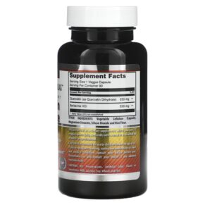 Thực phẩm bổ sung Amazing Nutrition Quercetin Berberine 500 mg 90 Veggie Capsules 819209024874