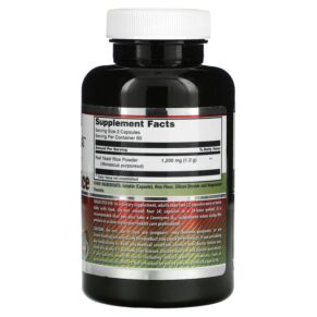 Amazing Nutrition Red Yeast Rice 600 mg 120 Capsules 3 Thực phẩm bổ sung Amazing Nutrition Red Yeast Rice 600 mg 120 Capsules 810180023085