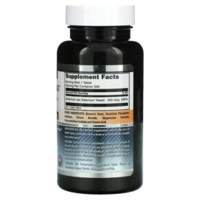 Thực phẩm bổ sung Amazing Nutrition Selenium 200 mcg 240 Tablets 810180021982