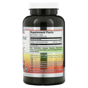 Thực phẩm bổ sung Amazing Nutrition Vitamin C 1.000 mg 250 Tablets 819209020654