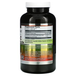 Thực phẩm bổ sung Amazing Nutrition Vitamin C with Citrus Bioflavonoids & Rosehips 250 Veggie Capsules 819209020661