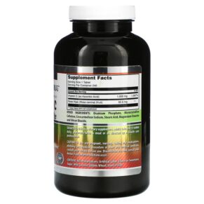 Thực phẩm bổ sung Amazing Nutrition Vitamin C with Rose Hips 1.000 mg 240 Tablets 810180023610