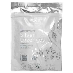 Thực phẩm chức năng American Biotech Labs Silver Biotics Elderberry Zinc Silver Lozenges 21 Lozenges 2.8 oz (79.8 g) 831060006141
