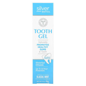 Thực phẩm bổ sung American Biotech Labs Silver Biotics Tooth Gel Glacial Mint 4 oz (114 g) 831060002440