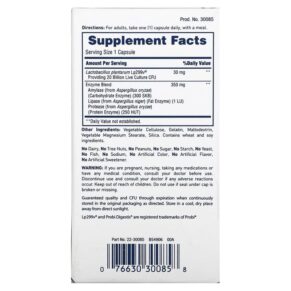 Thực phẩm bổ sung American Health Enzyme Probiotic Complex+ 20 Billion CFU 60 Capsules 076630300858