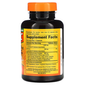 Thực phẩm bổ sung American Health Ester-C with Citrus Bioflavonoids 1.000 mg 90 Capsules 076630169752