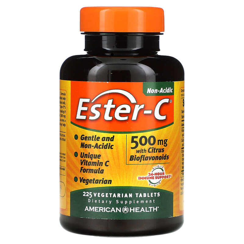American Health Ester-C with Citrus Bioflavonoids 500 mg 225 Vegetarian Tablets 8 Thực phẩm chức năng American Health Ester-C with Citrus Bioflavonoids 500 mg 225 Vegetarian Tablets 076630169745