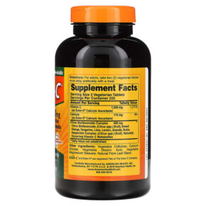 Thực phẩm bổ sung American Health Ester-C with Citrus Bioflavonoids 500 mg 450 Vegetarian Tablets 076630169561