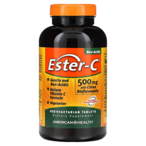 Thực phẩm chức năng American Health Ester-C with Citrus Bioflavonoids 500 mg 450 Vegetarian Tablets 076630169561
