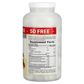 Thực phẩm bổ sung American Health Super Chewable Acerola Plus Natural Berry 500 mg 300 Wafers 076630111041