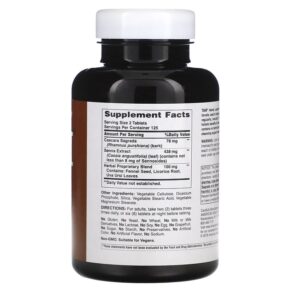 Thực phẩm bổ sung American Health TAM Herbal Laxative 250 Tablets 076630021838