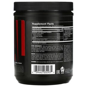 Thực phẩm bổ sung Animal Cuts Powder Orange Mango 9.3 oz (265 g) 039442032935