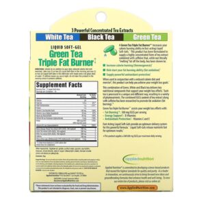 Thực phẩm bổ sung Applied Nutrition Green Tea Triple Fat Burner 30 Liquid Softgels 710363568450