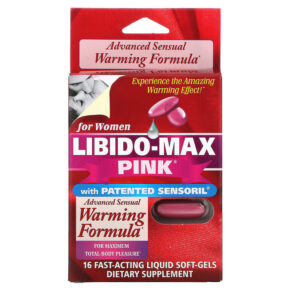 Thực phẩm bổ sung Applied Nutrition Libido-Max Pink For Women 16 Fast-Acting Liquid Soft-Gels 710363580148