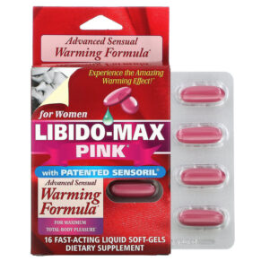 Thực phẩm chức năng Applied Nutrition Libido-Max Pink For Women 16 Fast-Acting Liquid Soft-Gels 710363580148