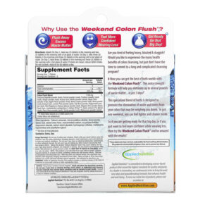 Thực phẩm bổ sung Applied Nutrition Weekend Colon Flush 16 Tablets 710363578893