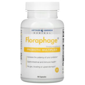 Thực phẩm chức năng Arthur Andrew Medical Floraphage Probiotic Multiplier 90 Capsules 855571001778