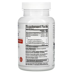 Thực phẩm bổ sung Arthur Andrew Medical KD Ultra Full Spectrum K2 with Vegan D3 90 Capsules 855822008341