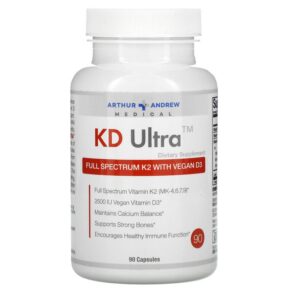 Thực phẩm chức năng Arthur Andrew Medical KD Ultra Full Spectrum K2 with Vegan D3 90 Capsules 855822008341