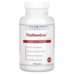 Thực phẩm chức năng Arthur Andrew Medical Nattovena Pure Nattokinase 180 Capsules 855571001754