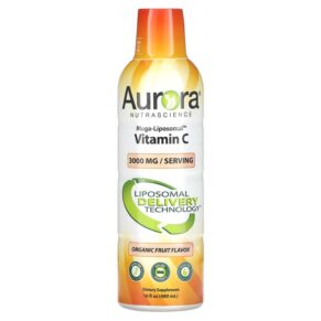 Thực phẩm chức năng Aurora Nutrascience Mega-Liposomal Vitamin C Organic Fruit 3.000 mg 16 fl oz (480 ml) 628504648001