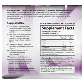 Aurora Nutrascience Mega-Pack+ Glutathione 750 mg 32 Packs 0.5 fl oz (15 ml) Each 3 Thực phẩm bổ sung Aurora Nutrascience Mega-Pack+ Glutathione 750 mg 32 Packs 0.5 fl oz (15 ml) Each 628504648186
