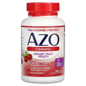 Thực phẩm chức năng Azo Cranberry Urinary Tract Health 100 Softgels 787651101675