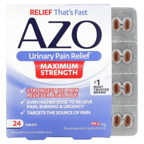 Thực phẩm chức năng Azo Urinary Pain Relief Maximum Strength 24 Tablets 787651241531