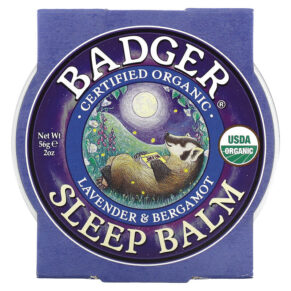 Thực phẩm bổ sung Badger Company Organic Sleep Balm Lavender & Bergamot 2 oz (56 g) 634084135800