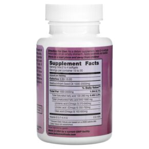Thực phẩm bổ sung Balanceuticals Seabuckthorn Seed Oil 500 mg 60 Softgels 674756980413