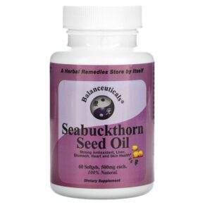 Thực phẩm chức năng Balanceuticals Seabuckthorn Seed Oil 500 mg 60 Softgels 674756980413