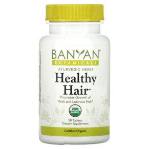 Thực phẩm chức năng Banyan Botanicals Healthy Hair 90 Tablets 618192012413