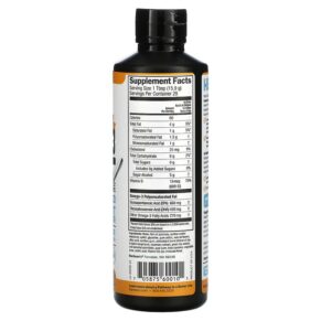 Thực phẩm bổ sung Barlean's Omega-3 from Fish Oil Mango Peach Smoothie 1.080 mg 16 oz (454 g) 705875600101
