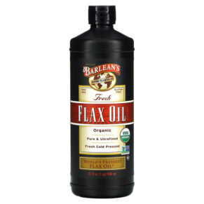 Thực phẩm chức năng Barlean's Organic Fresh Flax Oil 32 fl oz (946 ml) 705875000031