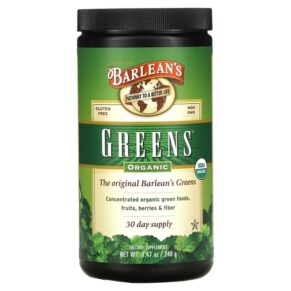 Thực phẩm chức năng Barlean's Organic Greens 8.47 oz (240 g) 705875300025