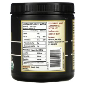Barlean's Organic Virgin Coconut Oil Island Fresh 16 fl oz (473 ml) 3 Thực phẩm bổ sung Barlean's Organic Virgin Coconut Oil Island Fresh 16 fl oz (473 ml) 705875000253