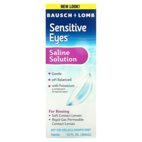 Thực phẩm chức năng Bausch + Lomb Saline Solution Sensitive Eyes 12 fl oz (355 ml) 310119002384