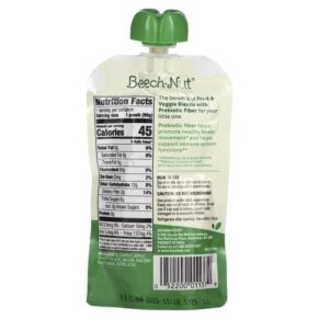 Thực phẩm bổ sung Beech-Nut Fruit & Veggie Blends with Prebiotic Fiber 12+ Months Carrot Apple & Sweet Potato 3.5 oz (99 g) 052200011379