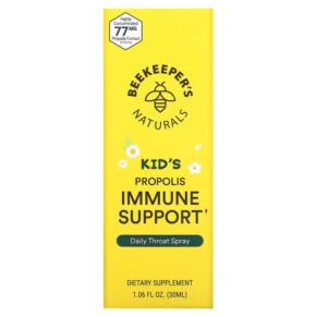 Thực phẩm chức năng Beekeeper's Naturals Kids Propolis Immune Support Daily Throat Spray 1.06 fl oz (30 ml) 628055142195