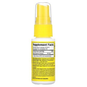 Thực phẩm bổ sung Beekeeper's Naturals Propolis Immune Support Daily Throat Spray 1.06 fl oz (30 ml) 628055142010