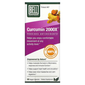 Thực phẩm chức năng Bell Lifestyle Curcumin 2000X 90 Veggie Capsules 771733110396