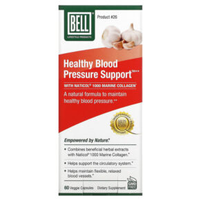Thực phẩm chức năng Bell Lifestyle Healthy Blood Pressure Support 60 Veggie Capsules 771733109086