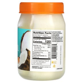 Thực phẩm bổ sung BetterBody Foods Naturally Refined Organic Coconut Oil 15.5 fl oz (458 ml) 897922002485