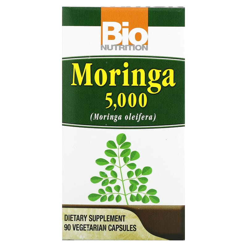 Bio Nutrition Moringa 5.000 90 Vegetable Capsules 8 Thực phẩm chức năng Bio Nutrition Moringa 5.000 90 Vegetable Capsules 854936003334