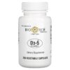 Thực phẩm chức năng Bio Tech Pharmacal Inc D3-5 Cholecalciferol 250 Vegetable Capsules 705105112701