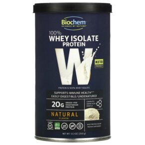 Thực phẩm chức năng Biochem 100% Whey Isolate Protein Natural 12.3 oz (350 g) 015794018407